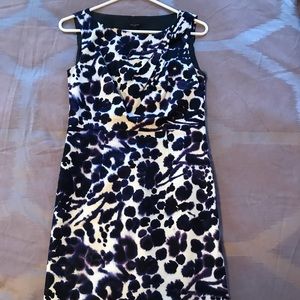 Ann Taylor sheath dress floral multicolor